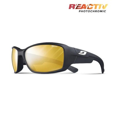 Julbo | Whoops - Matte Black / White with Reactiv 1-3 Light Amplifier lens