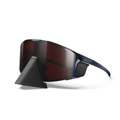 Julbo | Edge Cover - Blue / Blue with REACTIV 0-4 High Contrast lens