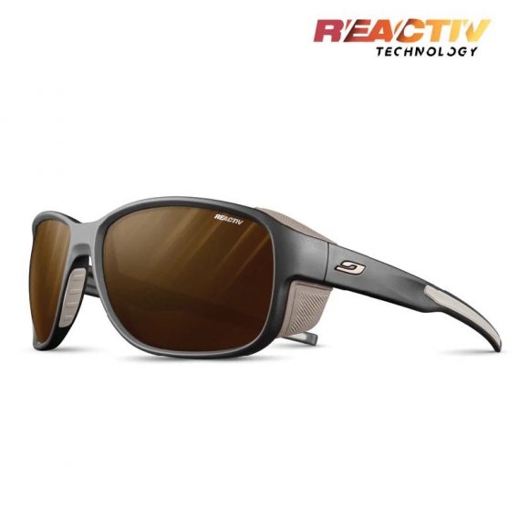 Julbo | Monterosa 2 - Black / Brown with REACTIV 2-4 Polarized lens