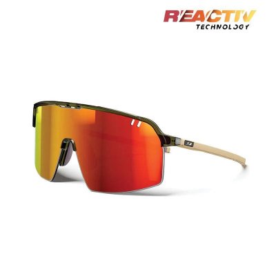 Julbo | Intensity - Army / Tan with REACTIV 1-3 Light Amplifier lens
