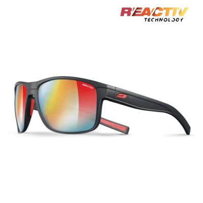 Julbo | Renegade - Black / Red with REACTIV 1-3 Light Amplifier lens