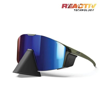 Julbo | Edge Cover - Army / Black with REACTIV 2-4 lens