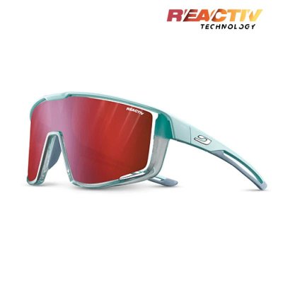 Julbo | Fury - Translucent Blue / Blue with REACTIV 0-3 High Contrast lens