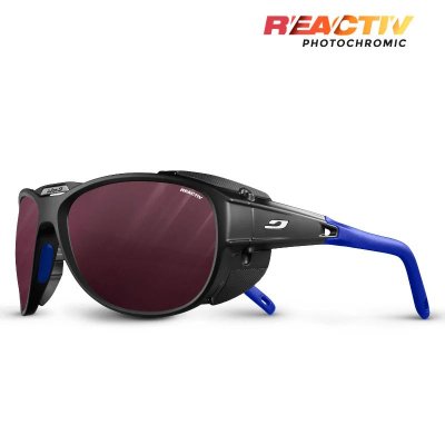 Julbo | Explorer 2.0 - Black / Blue with REACTIV 0-4 High Contrast Lens