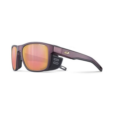 Julbo | Shield M - Burgundy / Gold with Spectron 3 Polarized lens