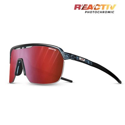 Julbo | Frequency - Translucent Blue / Black with REACTIV 0-3 High Contrast lens