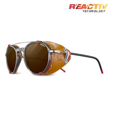 Julbo | Legacy - Translucent Black / Red with REACTIV 2-4 Polarized lens