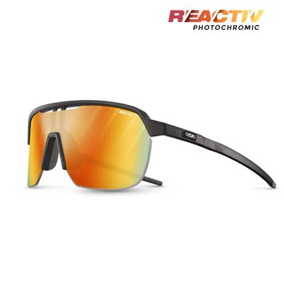 Julbo | Frequency - Black / Gray with REACTIV 1-3 Light Amplifier lens