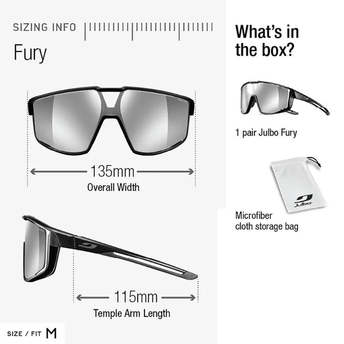 Julbo | Fury - Black / Pink with Spectron 3 lens