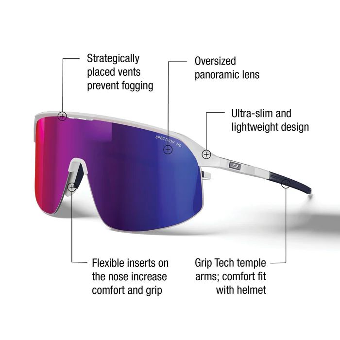 Julbo | Density - White / Blue with Spectron 3 HD lens