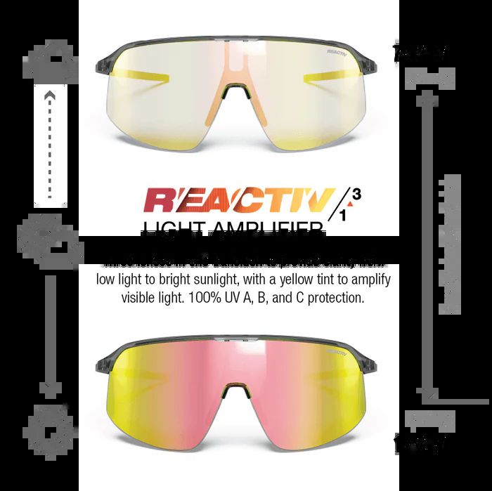 Julbo | Density - Black / Gray with REACTIV 1-3 Light Amplifier lens