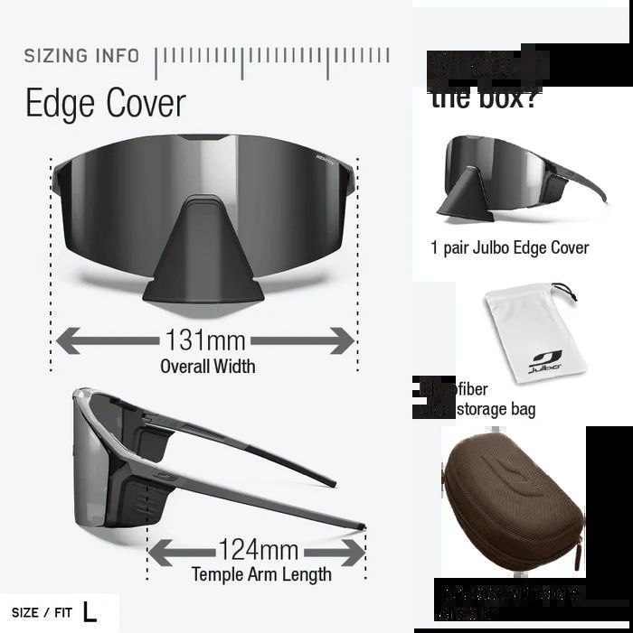 Julbo | Edge Cover - Army / Black with REACTIV 2-4 lens