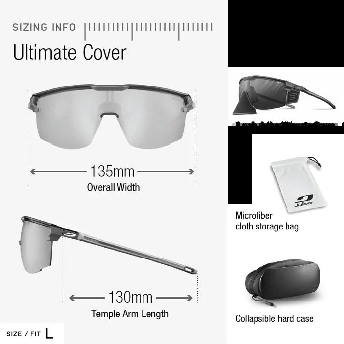 Julbo | Ultimate Cover - Blue with REACTIV 2-4 lens