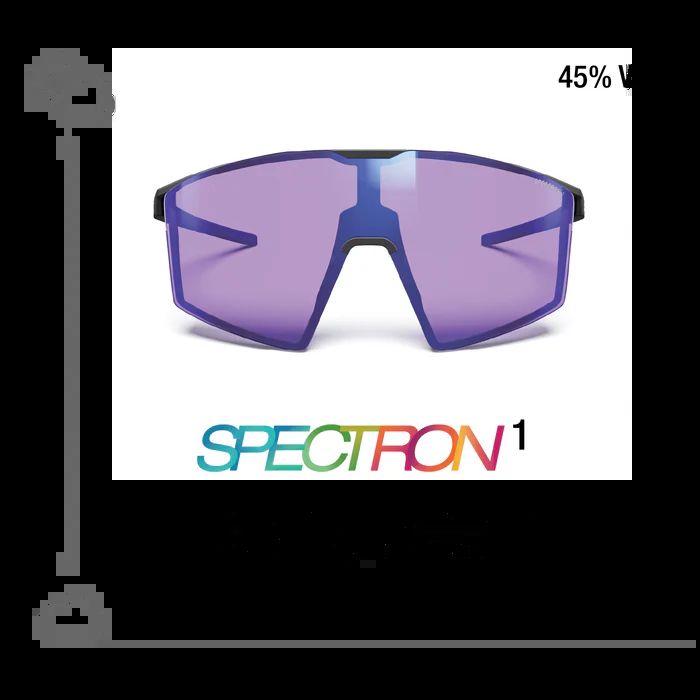 Julbo | Edge - Matte Black / Blue with Spectron 1 lens
