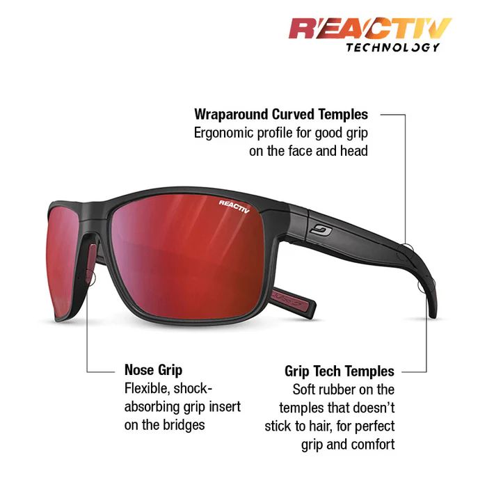 Julbo | Renegade - Black / Black with REACTIV 0-3 High Contrast lens