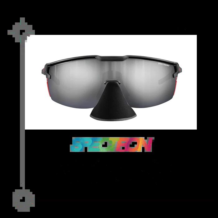 Julbo | Ultimate Cover - Black / Fluorescent Orange Matte with Spectron 4 lens