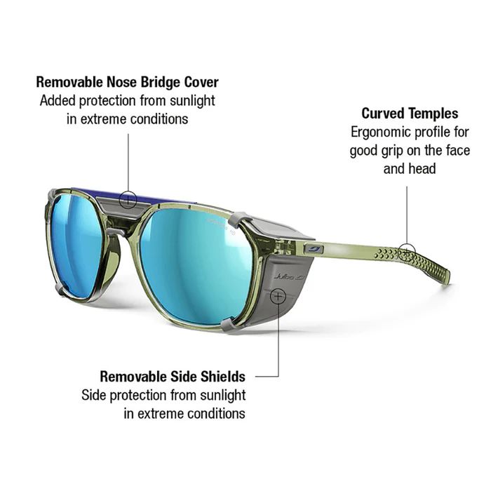 Julbo | Slack Cover - Army / Gray with Spectron 4 Polarized HD lens