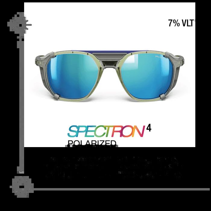 Julbo | Slack Cover - Army / Gray with Spectron 4 Polarized HD lens