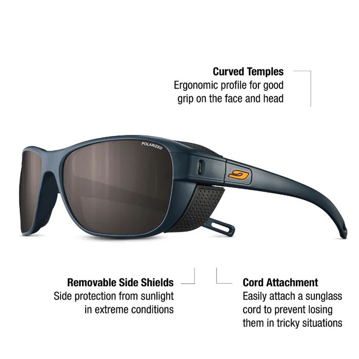 Julbo | Camino - Matte Dark Blue / Black with Spectron 3 Polarized lens